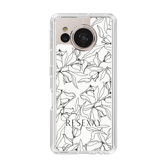 Slim Protection Case［ RESEXXY - Flower - White ］