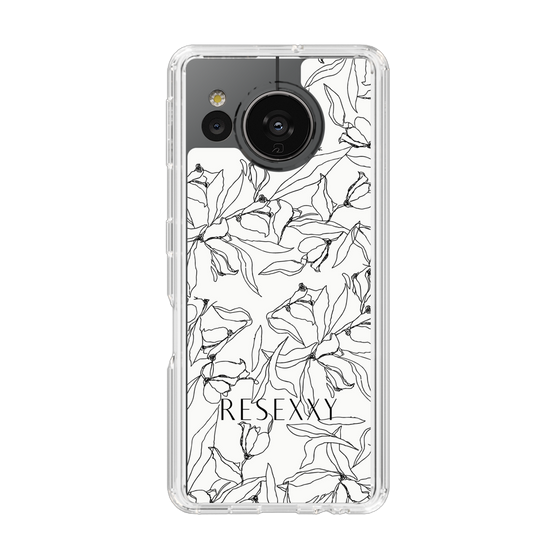Slim Protection Case［ RESEXXY - Flower - White ］