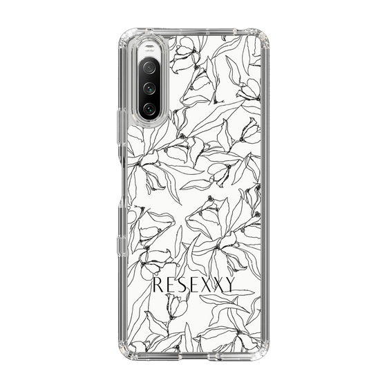 Slim Protection Case［ RESEXXY - Flower - White ］