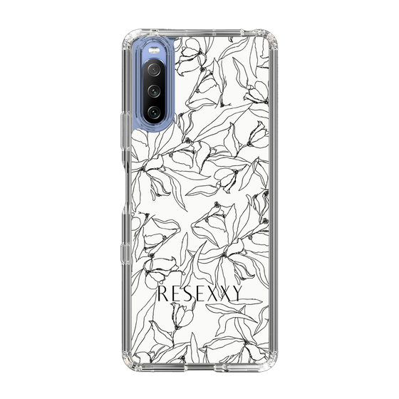 Slim Protection Case［ RESEXXY - Flower - White ］