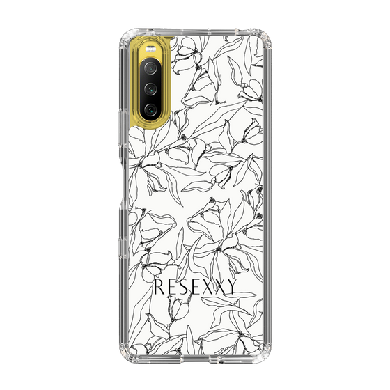 Slim Protection Case［ RESEXXY - Flower - White ］