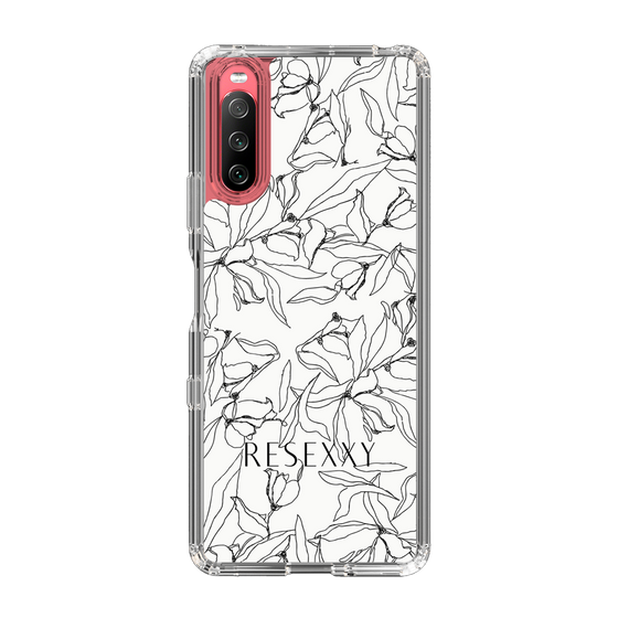 Slim Protection Case［ RESEXXY - Flower - White ］