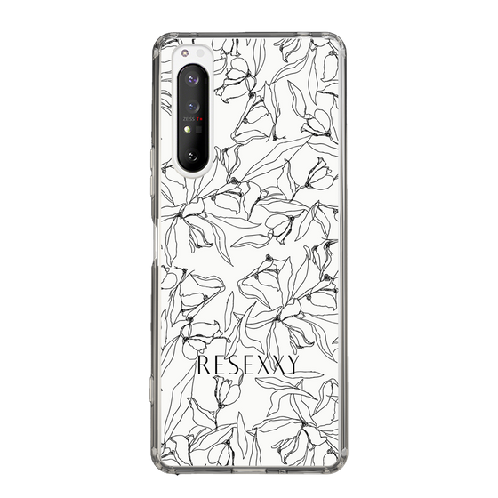 Slim Protection Case［ RESEXXY - Flower - White ］