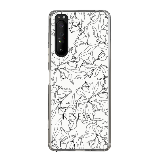 Slim Protection Case［ RESEXXY - Flower - White ］