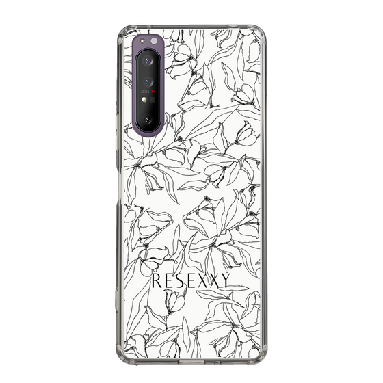 Slim Protection Case［ RESEXXY - Flower - White ］