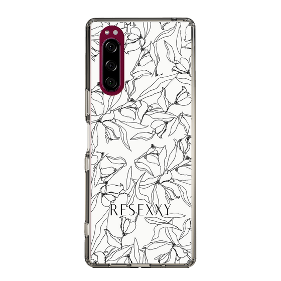 Slim Protection Case［ RESEXXY - Flower - White ］