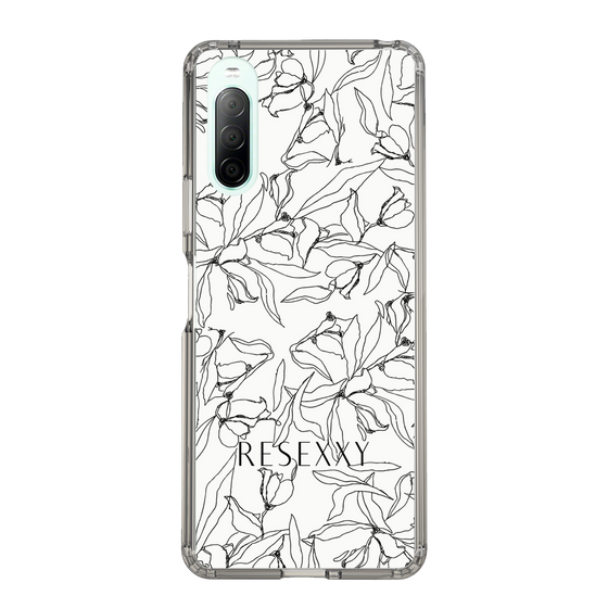Slim Protection Case［ RESEXXY - Flower - White ］