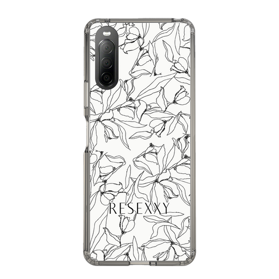 Slim Protection Case［ RESEXXY - Flower - White ］