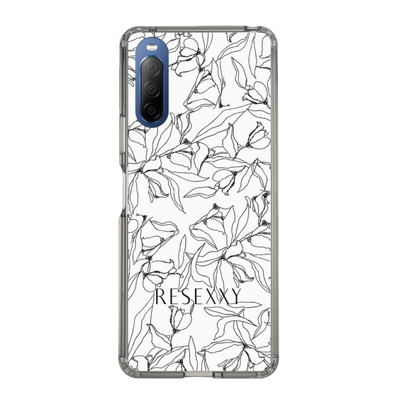 Slim Protection Case［ RESEXXY - Flower - White ］