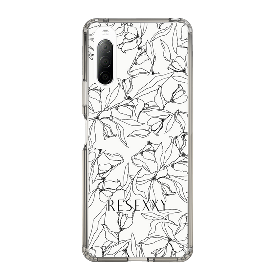 Slim Protection Case［ RESEXXY - Flower - White ］