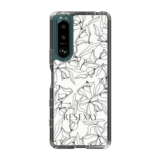 Slim Protection Case［ RESEXXY - Flower - White ］