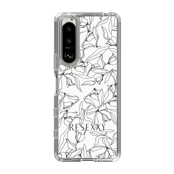 Slim Protection Case［ RESEXXY - Flower - White ］
