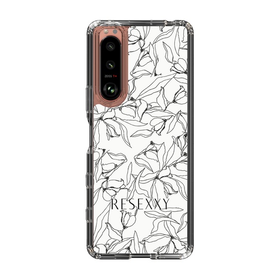 Slim Protection Case［ RESEXXY - Flower - White ］
