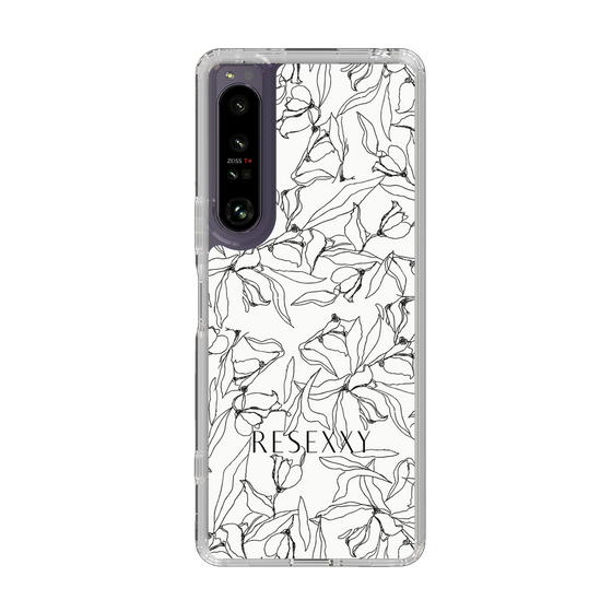 Slim Protection Case［ RESEXXY - Flower - White ］