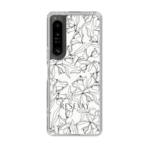 Slim Protection Case［ RESEXXY - Flower - White ］