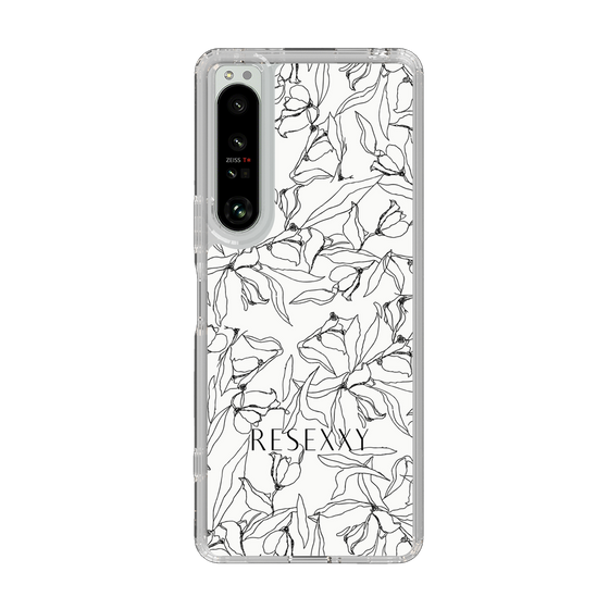 Slim Protection Case［ RESEXXY - Flower - White ］