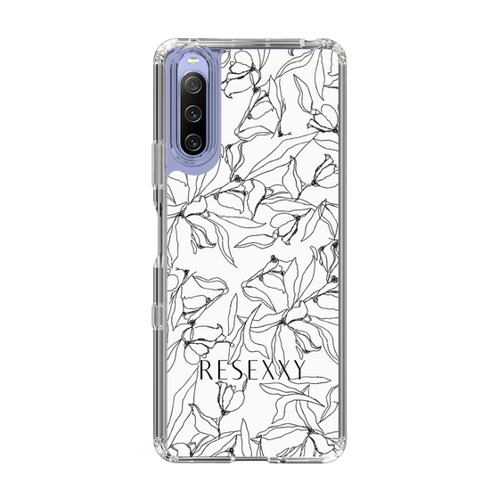 Slim Protection Case［ RESEXXY - Flower - White ］