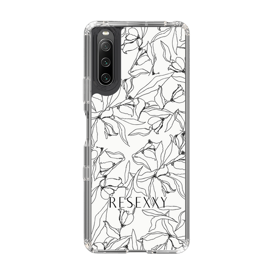 Slim Protection Case［ RESEXXY - Flower - White ］