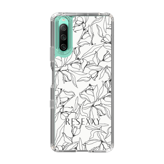 Slim Protection Case［ RESEXXY - Flower - White ］