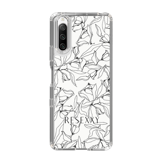 Slim Protection Case［ RESEXXY - Flower - White ］