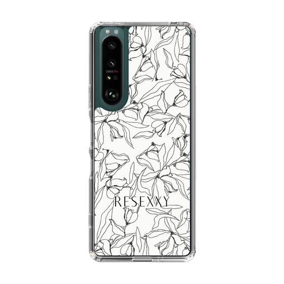 Slim Protection Case［ RESEXXY - Flower - White ］