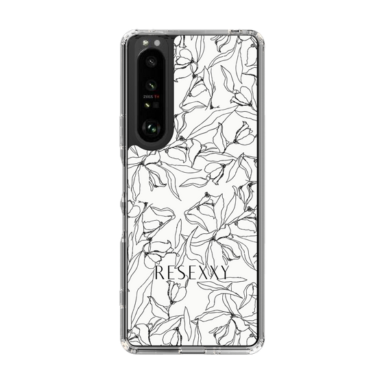 Slim Protection Case［ RESEXXY - Flower - White ］
