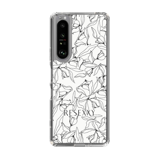 Slim Protection Case［ RESEXXY - Flower - White ］