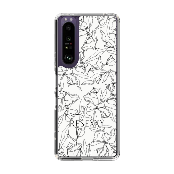 Slim Protection Case［ RESEXXY - Flower - White ］