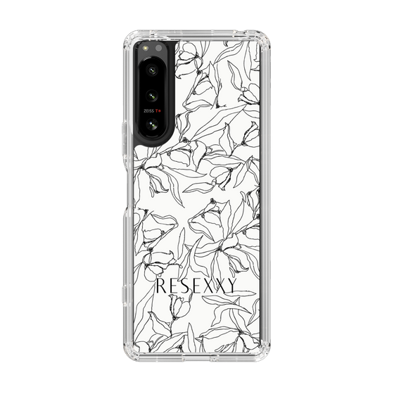 Slim Protection Case［ RESEXXY - Flower - White ］