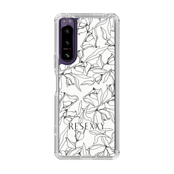 Slim Protection Case［ RESEXXY - Flower - White ］