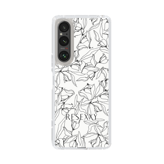 Slim Protection Case［ RESEXXY - Flower - White ］