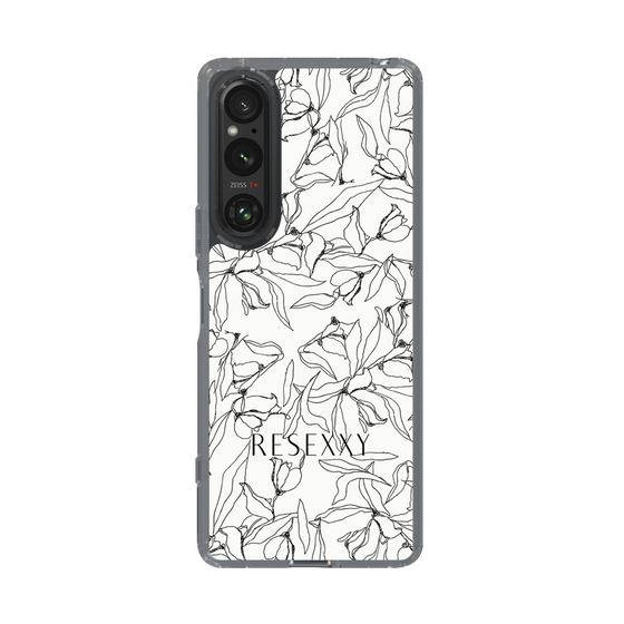 Slim Protection Case［ RESEXXY - Flower - White ］