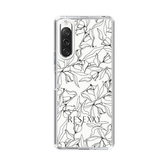 Slim Protection Case［ RESEXXY - Flower - White ］