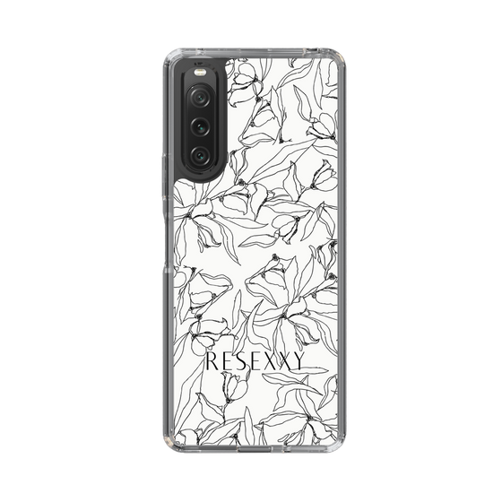 Slim Protection Case［ RESEXXY - Flower - White ］