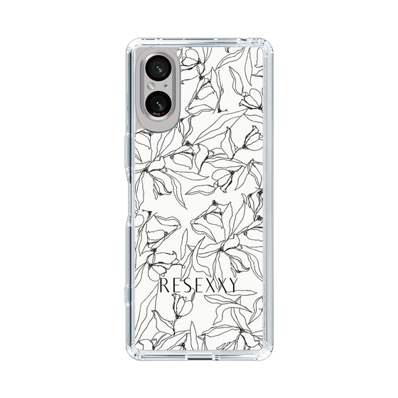 Slim Protection Case［ RESEXXY - Flower - White ］