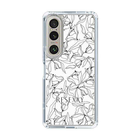 Slim Protection Case［ RESEXXY - Flower - White ］
