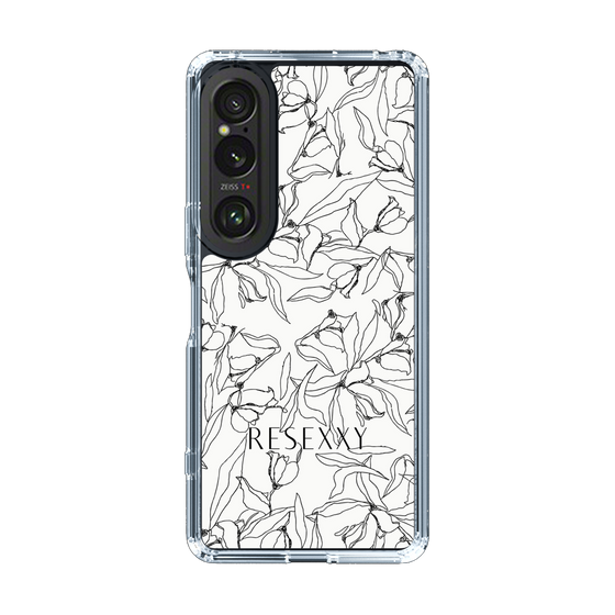 Slim Protection Case［ RESEXXY - Flower - White ］
