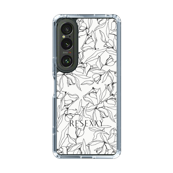 Slim Protection Case［ RESEXXY - Flower - White ］