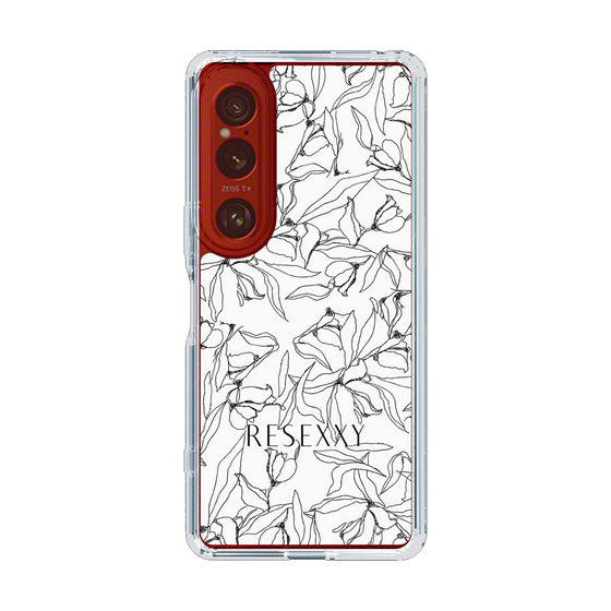 Slim Protection Case［ RESEXXY - Flower - White ］
