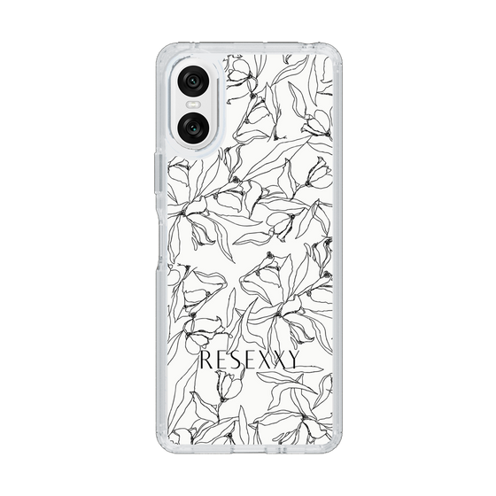 Slim Protection Case［ RESEXXY - Flower - White ］