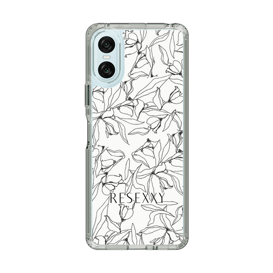 Slim Protection Case［ RESEXXY - Flower - White ］