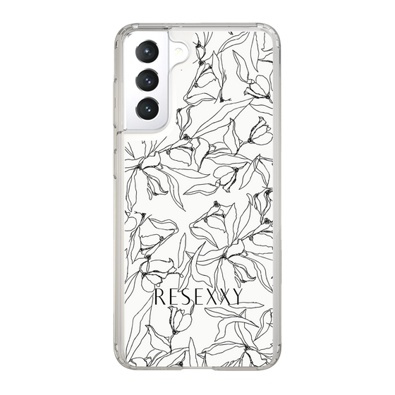 Slim Protection Case［ RESEXXY - Flower - White ］