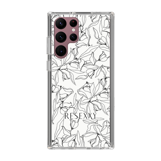 Slim Protection Case［ RESEXXY - Flower - White ］