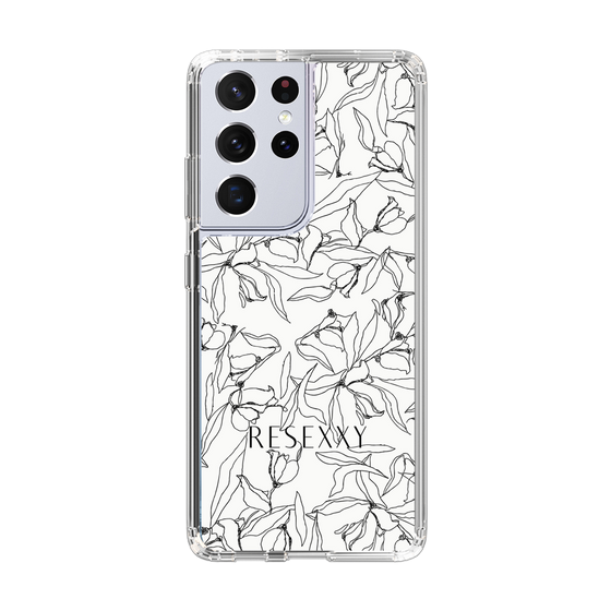 Slim Protection Case［ RESEXXY - Flower - White ］