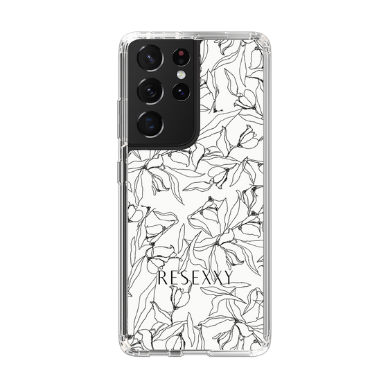 Slim Protection Case［ RESEXXY - Flower - White ］
