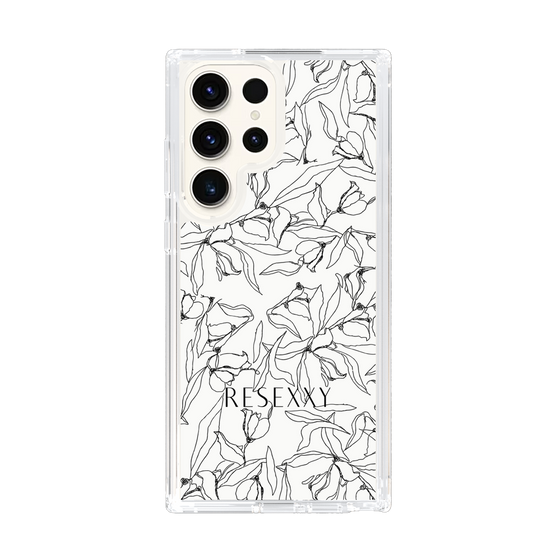Slim Protection Case［ RESEXXY - Flower - White ］