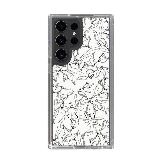 Slim Protection Case［ RESEXXY - Flower - White ］