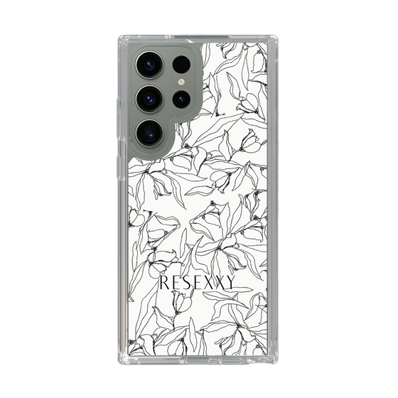 Slim Protection Case［ RESEXXY - Flower - White ］