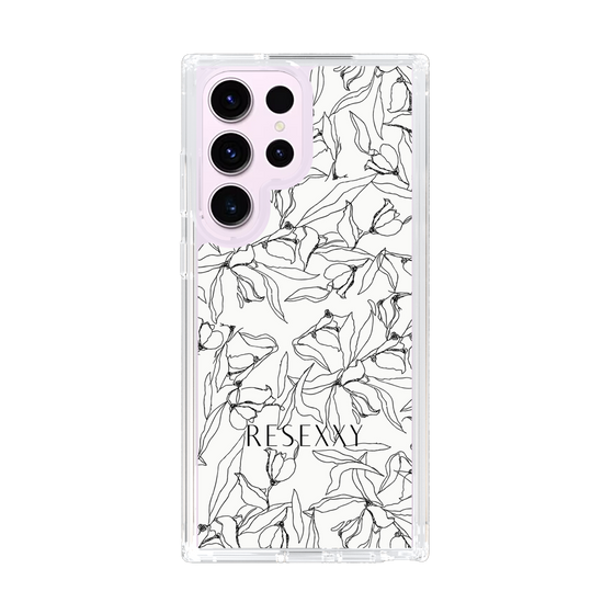 Slim Protection Case［ RESEXXY - Flower - White ］