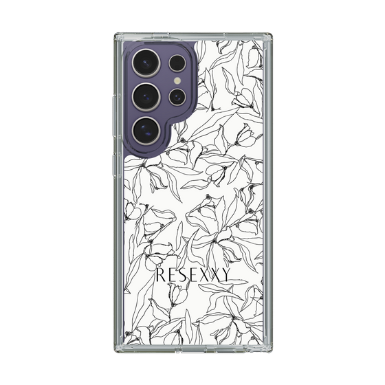 Slim Protection Case［ RESEXXY - Flower - White ］